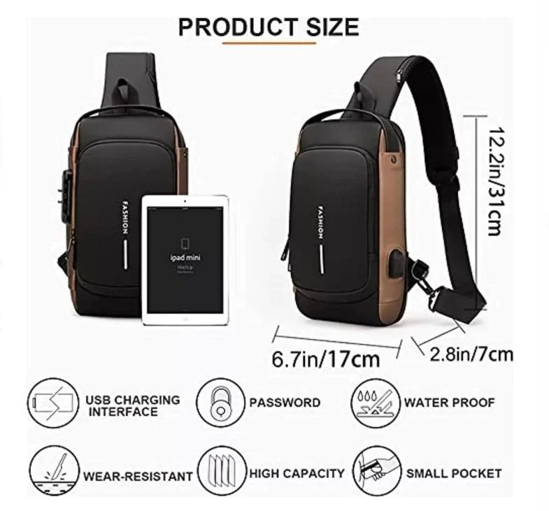 OFERTA 🔥 Mochila Antirrobo con Candado 🎒 Impermeable, Ligera y Súper Segura 🔐✨